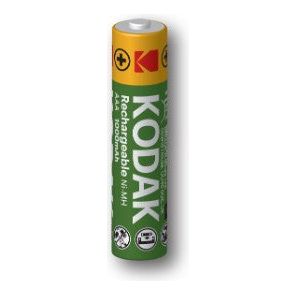 Kodak Rechargeable Batteries HR03 650mAh AAA (2pcs)