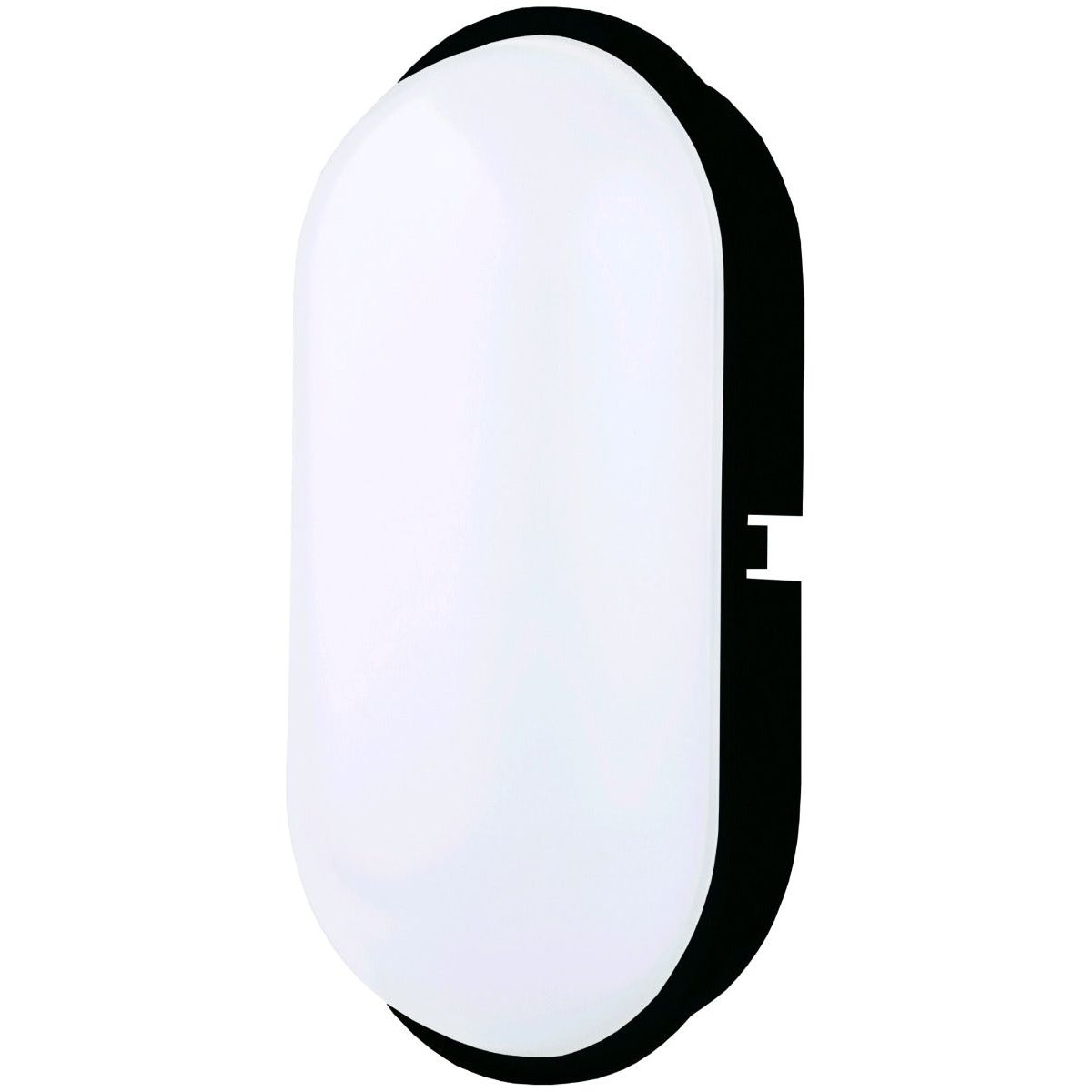 Avide Στεγανή Πλαφονιέρα Οροφής Οβάλ (Triton-O) IP65 20W Λευκό 4000K Μαύρο