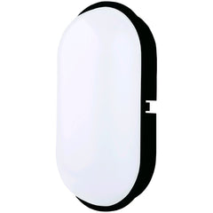 Avide Στεγανή Πλαφονιέρα Οροφής Οβάλ (Triton-O) IP65 20W Λευκό 4000K Μαύρο