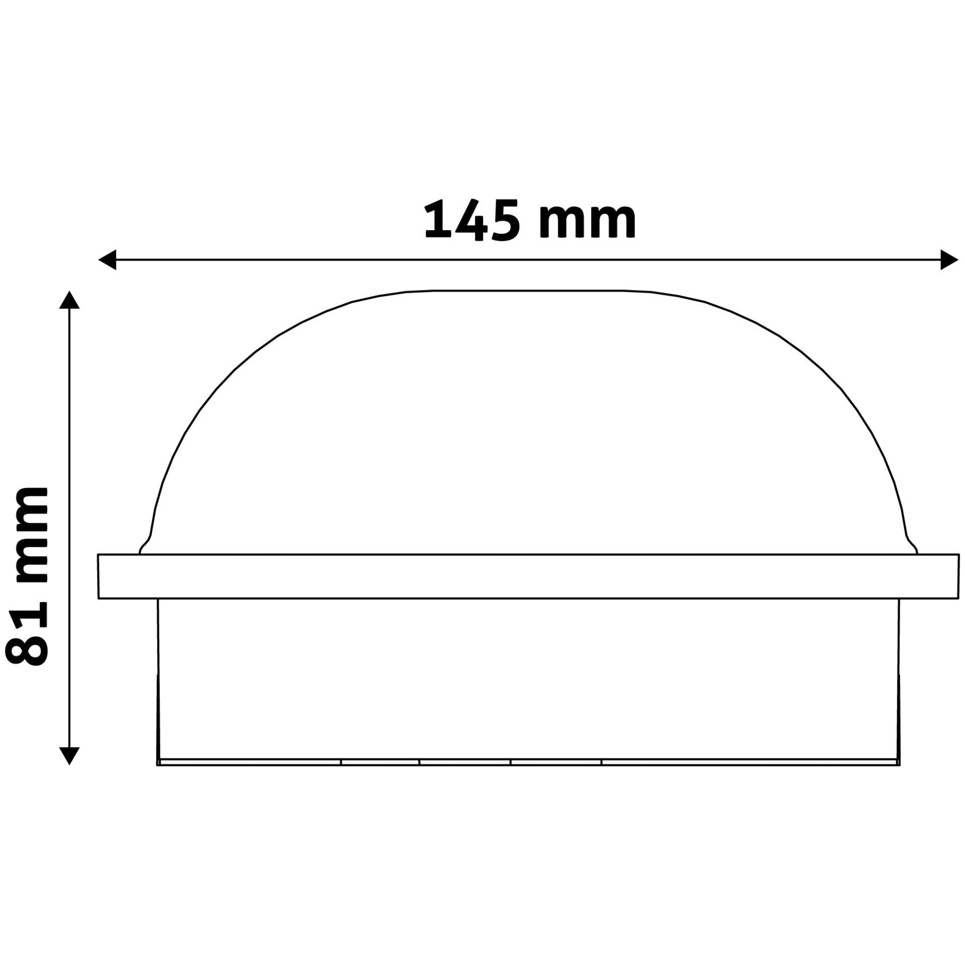 Avide Στεγανή Πλαφονιέρα Οροφής Οβάλ (Triton-O) IP65 20W Λευκό 4000K Μαύρο