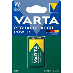 Varta Επαναφορτιζόμενη Μπαταρία R2U 9V 200mAh (1τμχ)